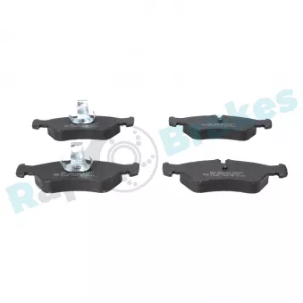 Jeu de 4 plaquettes de frein arrière RAP BRAKES R-P0199