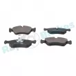 Jeu de 4 plaquettes de frein arrière RAP BRAKES R-P0199 - Visuel 2