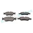 Jeu de 4 plaquettes de frein arrière RAP BRAKES R-P0199 - Visuel 3