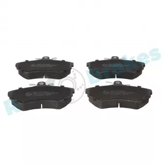 Jeu de 4 plaquettes de frein avant RAP BRAKES R-P0202
