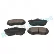 Jeu de 4 plaquettes de frein avant RAP BRAKES R-P0202 - Visuel 2