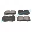 Jeu de 4 plaquettes de frein avant RAP BRAKES R-P0204 - Visuel 2