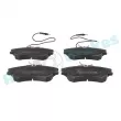 Jeu de 4 plaquettes de frein avant RAP BRAKES R-P0205 - Visuel 1