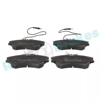 Jeu de 4 plaquettes de frein avant RAP BRAKES R-P0205