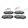 Jeu de 4 plaquettes de frein avant RAP BRAKES R-P0205 - Visuel 3
