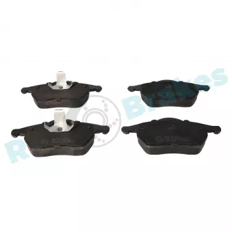 Jeu de 4 plaquettes de frein avant RAP BRAKES R-P0206