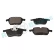Jeu de 4 plaquettes de frein avant RAP BRAKES R-P0206 - Visuel 2