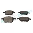 Jeu de 4 plaquettes de frein avant RAP BRAKES R-P0206 - Visuel 3