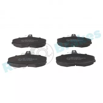 Jeu de 4 plaquettes de frein avant RAP BRAKES R-P0213