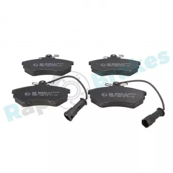 Jeu de 4 plaquettes de frein avant RAP BRAKES R-P0214