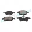 Jeu de 4 plaquettes de frein avant RAP BRAKES R-P0215 - Visuel 2