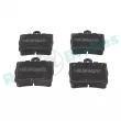 Jeu de 4 plaquettes de frein arrière RAP BRAKES R-P0216 - Visuel 1