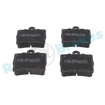 Jeu de 4 plaquettes de frein arrière RAP BRAKES R-P0216