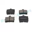 Jeu de 4 plaquettes de frein arrière RAP BRAKES R-P0216 - Visuel 2
