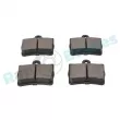Jeu de 4 plaquettes de frein arrière RAP BRAKES R-P0216 - Visuel 3