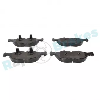 Jeu de 4 plaquettes de frein avant RAP BRAKES R-P0218