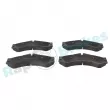 Jeu de 4 plaquettes de frein avant RAP BRAKES R-P0221 - Visuel 1