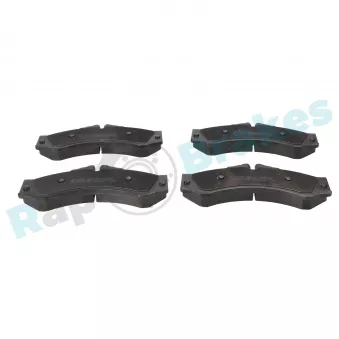 Jeu de 4 plaquettes de frein avant RAP BRAKES R-P0221