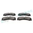 Jeu de 4 plaquettes de frein avant RAP BRAKES R-P0221 - Visuel 3