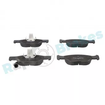 Jeu de 4 plaquettes de frein avant RAP BRAKES R-P0224