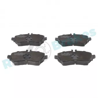 Jeu de 4 plaquettes de frein avant RAP BRAKES R-P0225