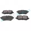Jeu de 4 plaquettes de frein avant RAP BRAKES R-P0225 - Visuel 2