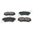 Jeu de 4 plaquettes de frein avant RAP BRAKES R-P0228 - Visuel 2