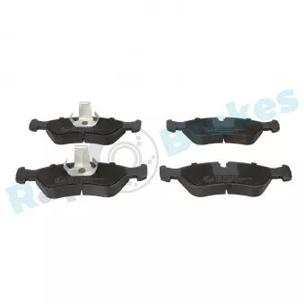 Jeu de 4 plaquettes de frein avant RAP BRAKES R-P0229