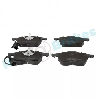 Jeu de 4 plaquettes de frein avant RAP BRAKES R-P0234