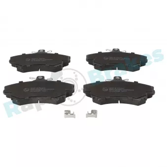 Jeu de 4 plaquettes de frein avant RAP BRAKES R-P0237
