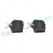 Jeu de 4 plaquettes de frein arrière RAP BRAKES R-P0238 - Visuel 1