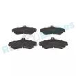 Jeu de 4 plaquettes de frein avant RAP BRAKES R-P0240 - Visuel 1