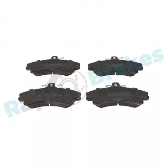 Jeu de 4 plaquettes de frein avant RAP BRAKES R-P0240