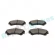 Jeu de 4 plaquettes de frein avant RAP BRAKES R-P0240 - Visuel 3