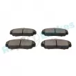 Jeu de 4 plaquettes de frein avant RAP BRAKES R-P0242 - Visuel 3