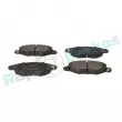 Jeu de 4 plaquettes de frein avant RAP BRAKES R-P0243 - Visuel 2
