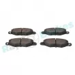 Jeu de 4 plaquettes de frein avant RAP BRAKES R-P0243 - Visuel 3