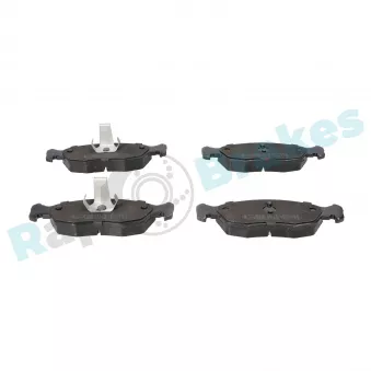 Jeu de 4 plaquettes de frein avant RAP BRAKES R-P0244