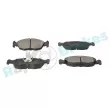 Jeu de 4 plaquettes de frein avant RAP BRAKES R-P0244 - Visuel 2