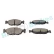 Jeu de 4 plaquettes de frein avant RAP BRAKES R-P0244 - Visuel 3