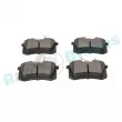 Jeu de 4 plaquettes de frein arrière RAP BRAKES R-P0248 - Visuel 3