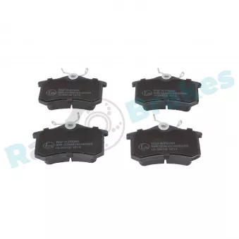 Jeu de 4 plaquettes de frein arrière RAP BRAKES R-P0250