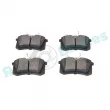 Jeu de 4 plaquettes de frein arrière RAP BRAKES R-P0250 - Visuel 3