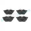 Jeu de 4 plaquettes de frein arrière RAP BRAKES R-P0253 - Visuel 1