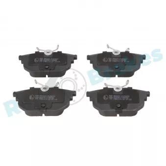 Jeu de 4 plaquettes de frein arrière RAP BRAKES R-P0253