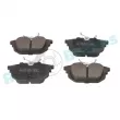 Jeu de 4 plaquettes de frein arrière RAP BRAKES R-P0253 - Visuel 2