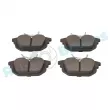 Jeu de 4 plaquettes de frein arrière RAP BRAKES R-P0253 - Visuel 3