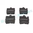 Jeu de 4 plaquettes de frein arrière RAP BRAKES R-P0254 - Visuel 1