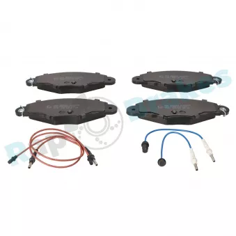 Jeu de 4 plaquettes de frein avant RAP BRAKES R-P0256