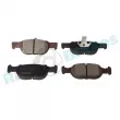 Jeu de 4 plaquettes de frein avant RAP BRAKES R-P0258 - Visuel 1